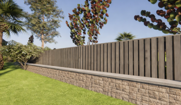 Peut-on poser une clôture bois sur un muret ?