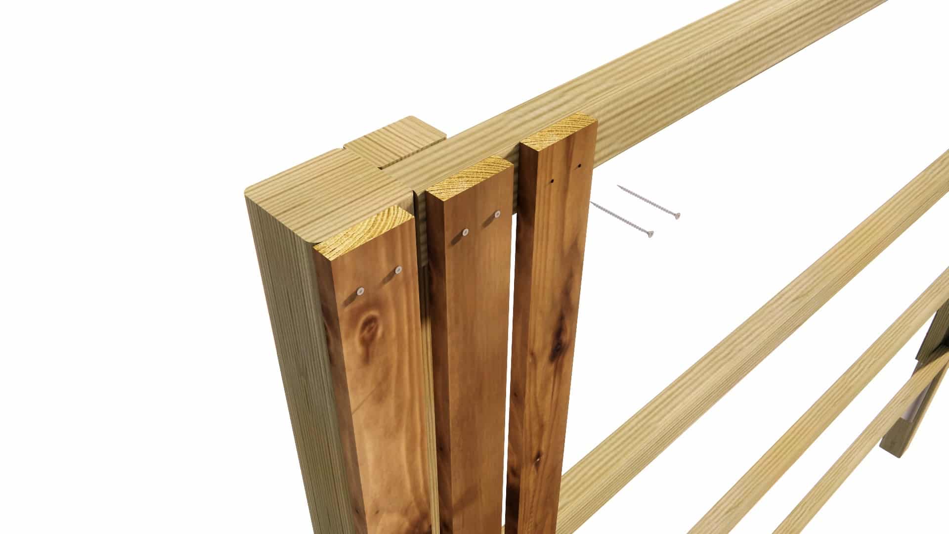 Vis lame — Clôture Bois