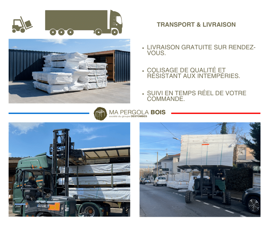 Livraison sur chantier — Groupe Abri Français