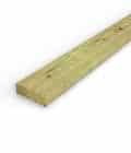 Madrier 45x145 en pin sylvestre raboté, autoclave vert : pièce seule