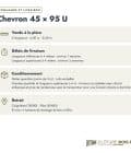 Profilé bois U 45x95 en pin sylvestre autoclave vert : commande et livraison