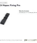 Kit Hapax Fixing Pro pour lames de 19 à 27 mm, 100 fixations et 300 vis inox : usages
