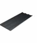Tôle bac acier anthracite RAL 7016, 63/100, profil Tolebac : pièce seule