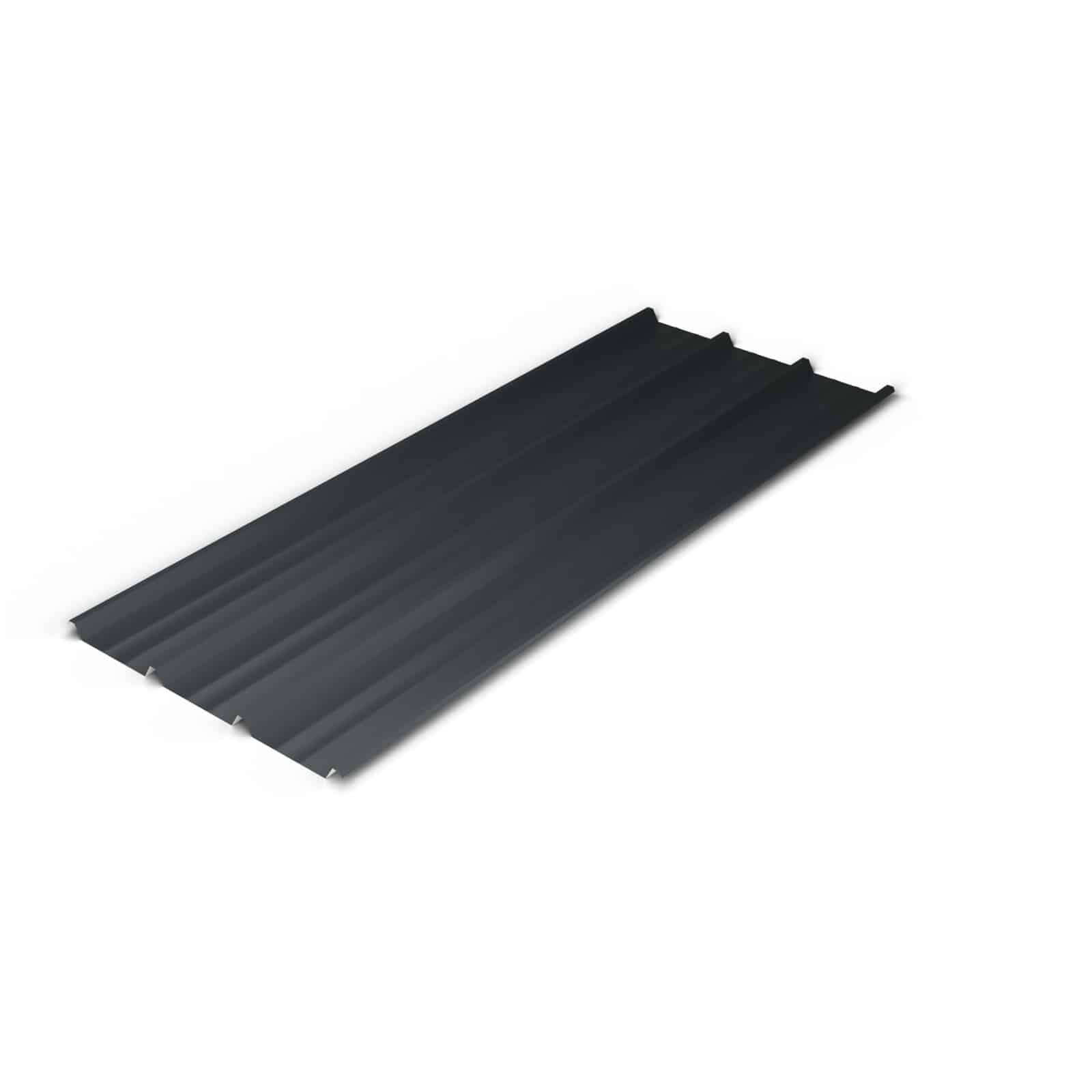 Bac acier anti-condensation anthracite RAL 7016, film 95 g/m² : pièce seule