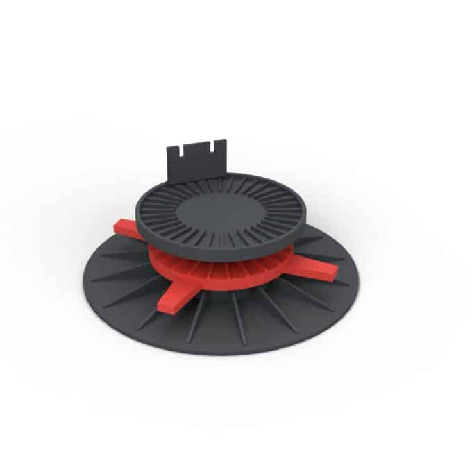 Plots réglables terrasse YEED, 5 hauteurs de 25 à 260 mm, à l'unité : piece