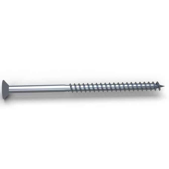 Vis 6x100 structure, acier zingué ou inox A2, Torx T30, boîte de 100 : piece