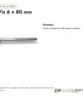 Vis à embase zinguée 6x80, 8x80 et 8x100, tête large, boîtes de 100 ou 50 : usages